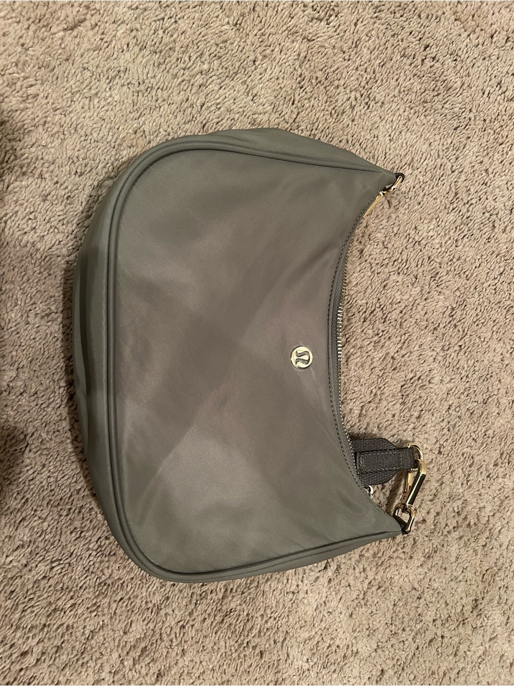 Lululemon City Essentials Small Shoulder Bag with Gold Hardware 3L